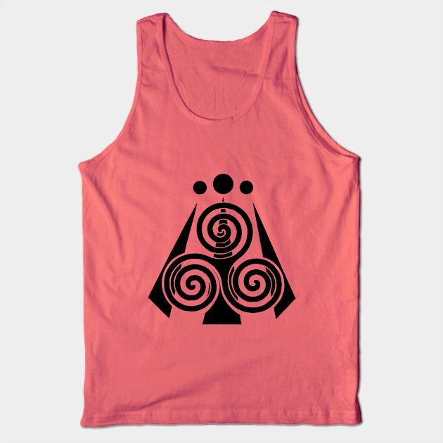 Awen and the Triskelion Tank Top by MettaArtUK